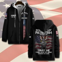 US Navy, Anchors Aweigh - Zip Hoodie