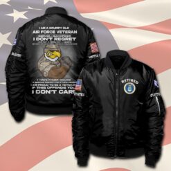 US Air Force , E 4 Air Force Sergeant - Bomber Jacket