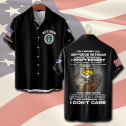 US Air Force , I Walked The Walk - Short Sleeve Button Shirt