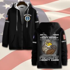 US Air Force , Thank a Veteran - Zip Hoodie