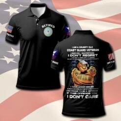 US Coast Guard, No One Gets Left Behind - Polo Shirt