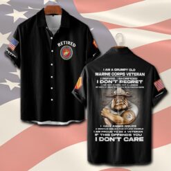 US Marine Corps, Semper Fidelis - Short Sleeve Button Shirt