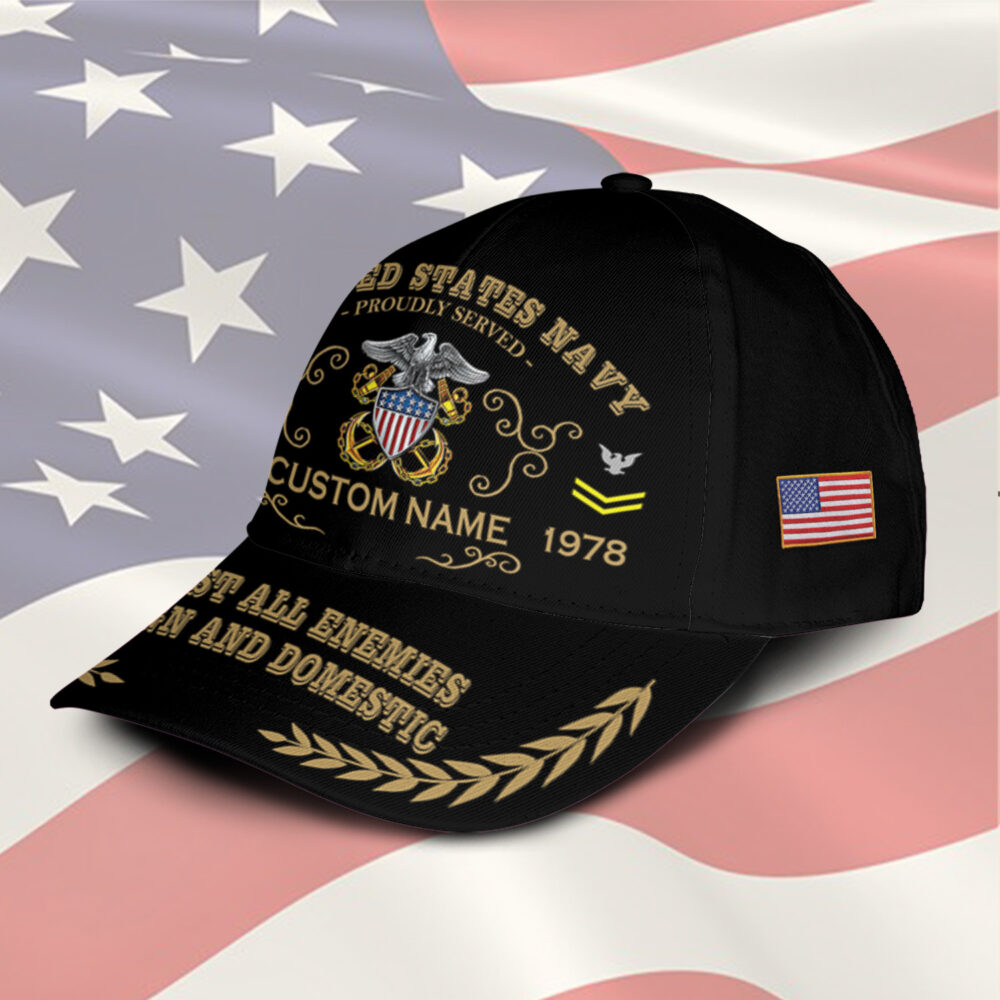 US Navy, Once A Sailor, Always A Sailor - Classic Cap - Image 2