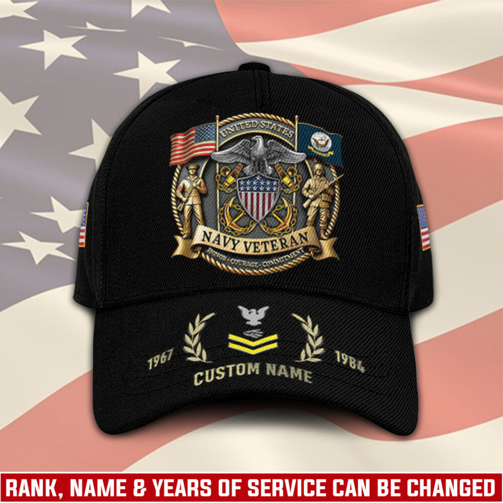 US Navy, Honor - Courage - Commitment - Classic Cap