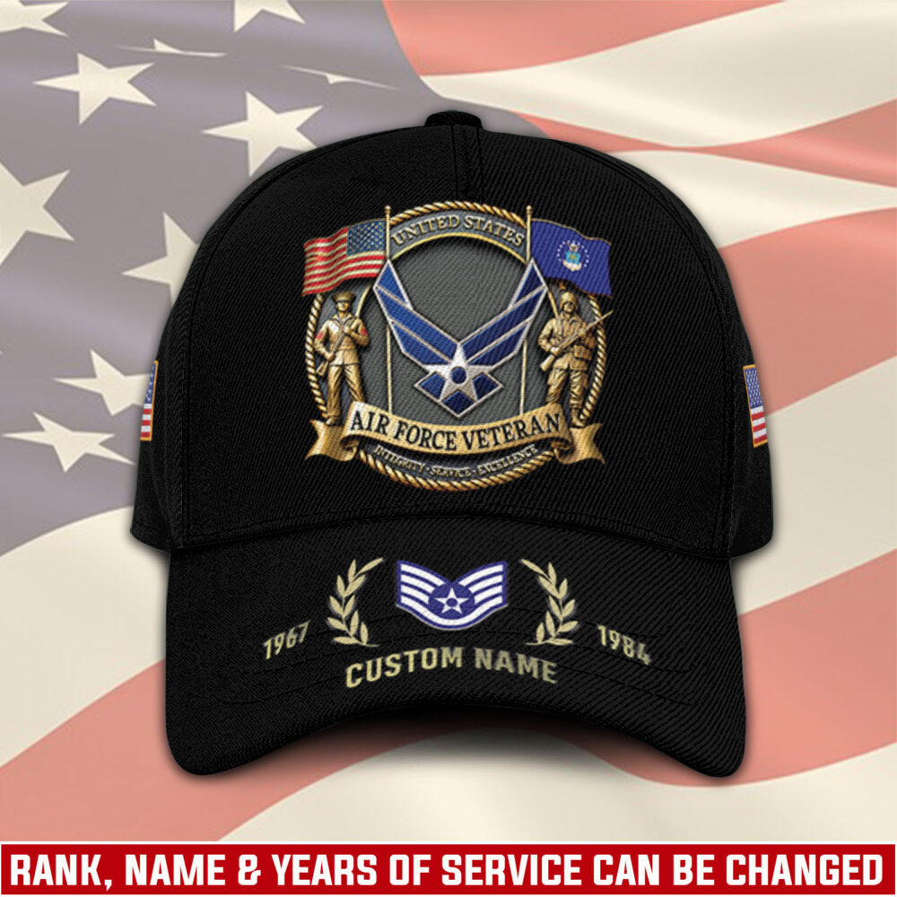 US Air Force, Land Of The Free, Because Of The Brave - Classic Cap