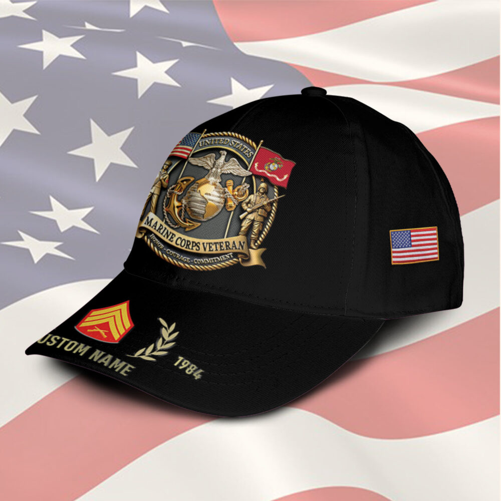 US Marine Corps, O 3 Marines Captain - Classic Cap - Image 2