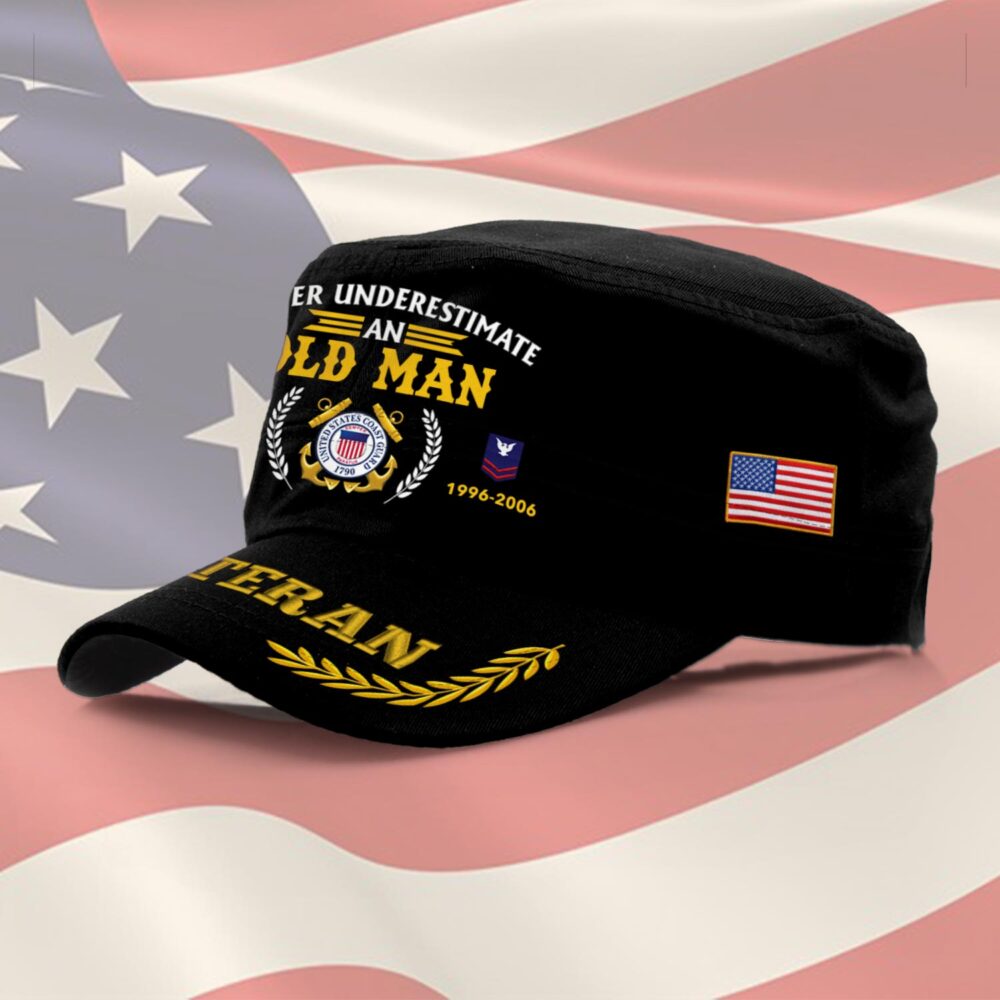 US Coast Guard, Born Ready - Military Cap - Image 2