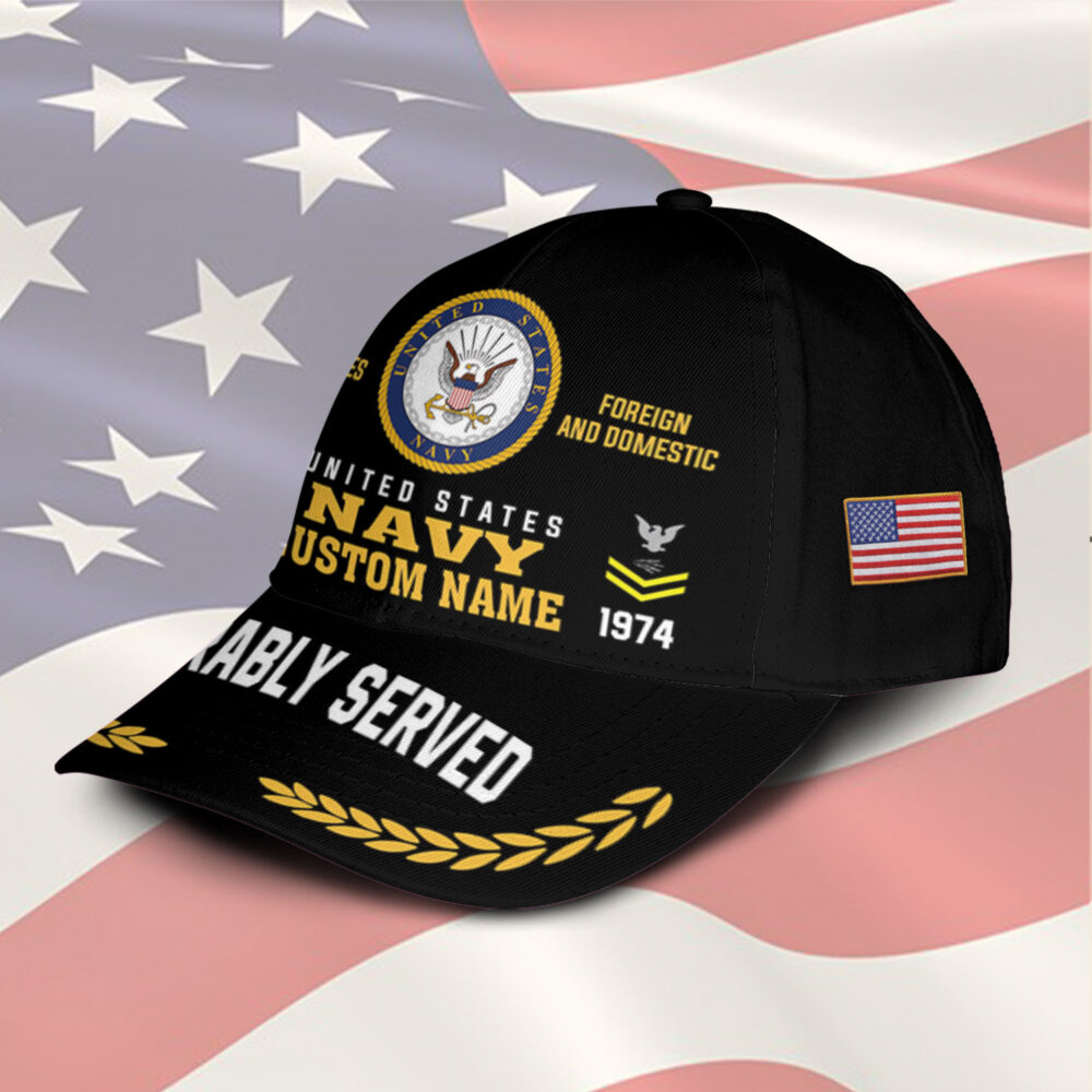 US Navy, E 3 Red - Classic Cap - Image 2