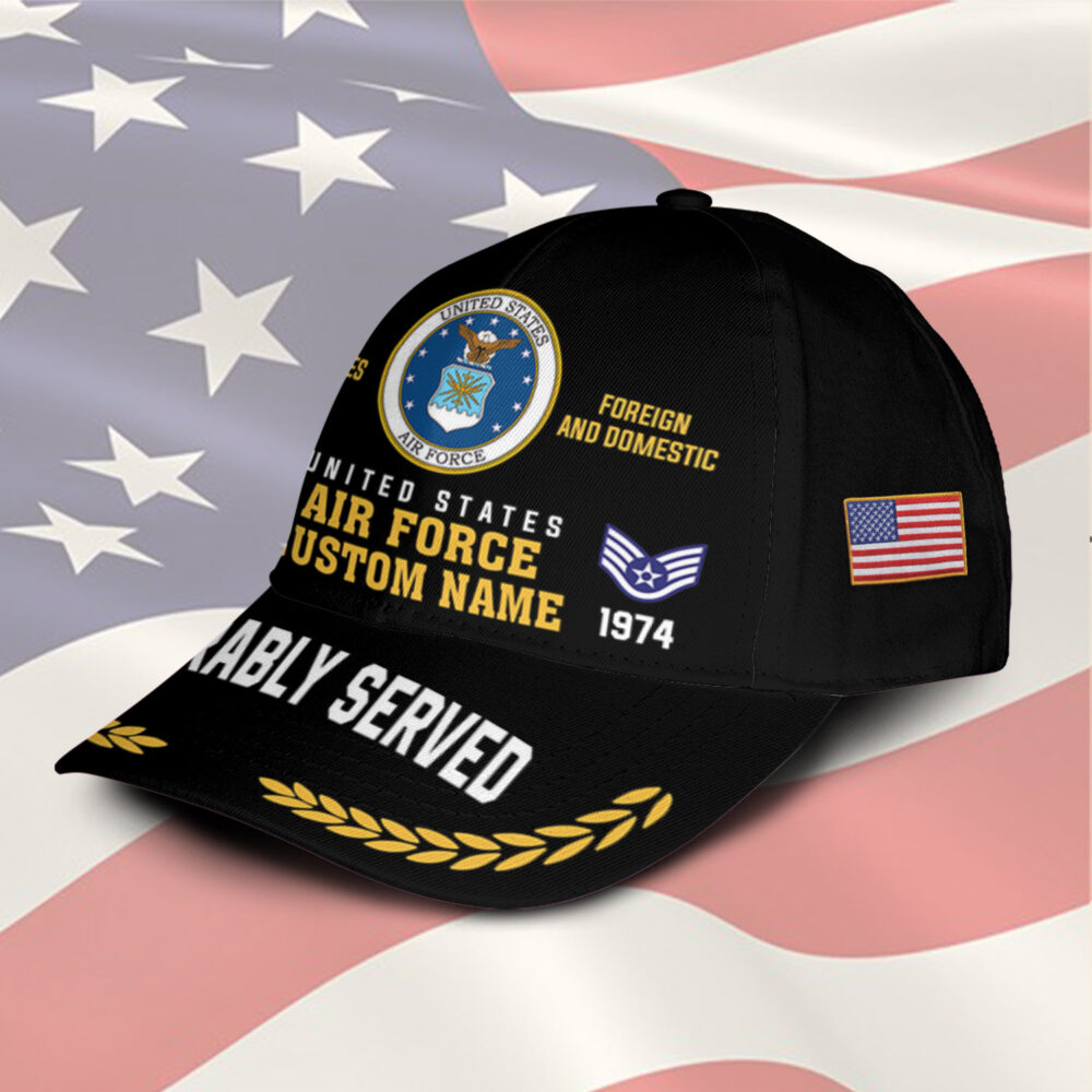 US Air Force, Proud To Have Served - Classic Cap - Image 2