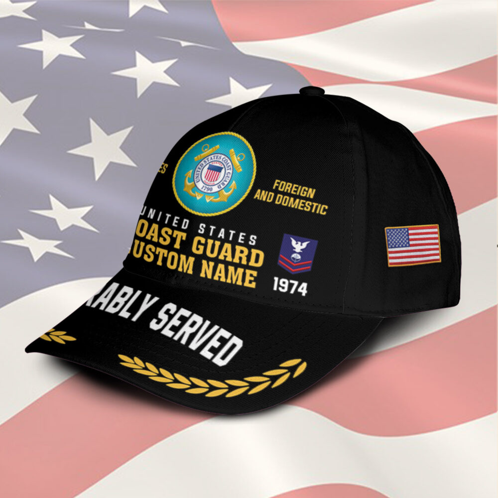 US Coast Guard, Freedom Isn't Free - Classic Cap - Image 2
