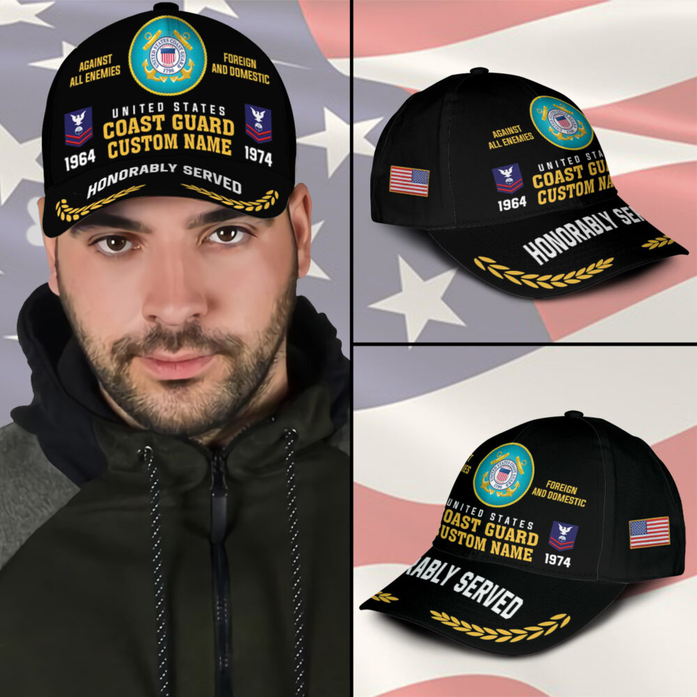 US Coast Guard, Freedom Isn't Free - Classic Cap - Image 3