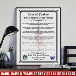 US Air Force, Lest We Forget - Poster With Frame 10x8in (Recommended)