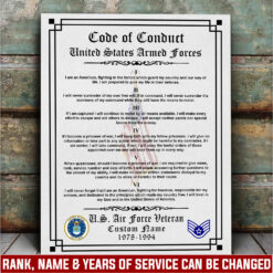 US Air Force, O 4 Air Force Major - Canvas (With Frame) 10x8in