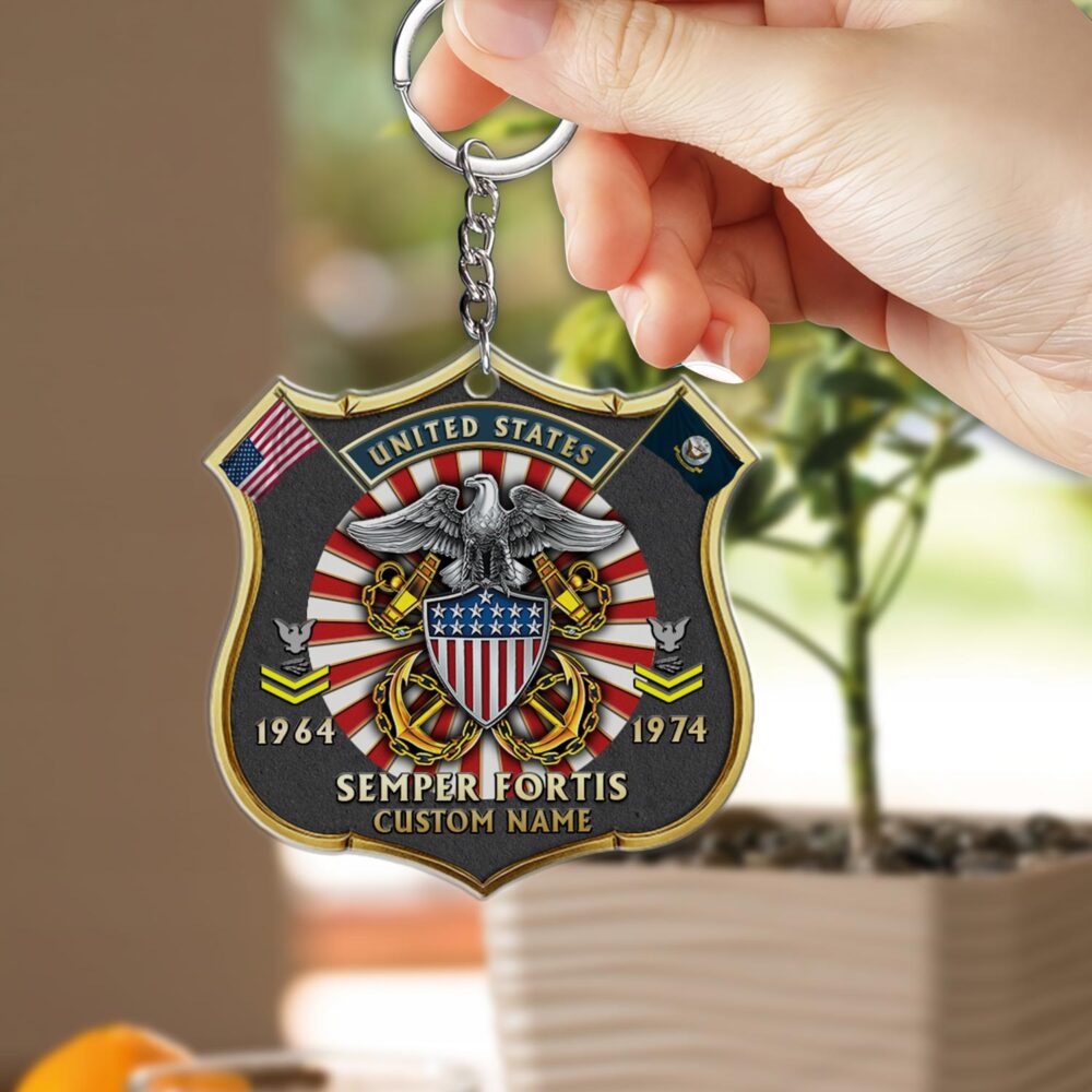 US Navy, Honor The Fallen - Acrylic Keychain - Image 2