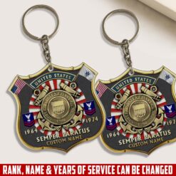 US Coast Guard, Freedom Over Fear - Acrylic Keychain