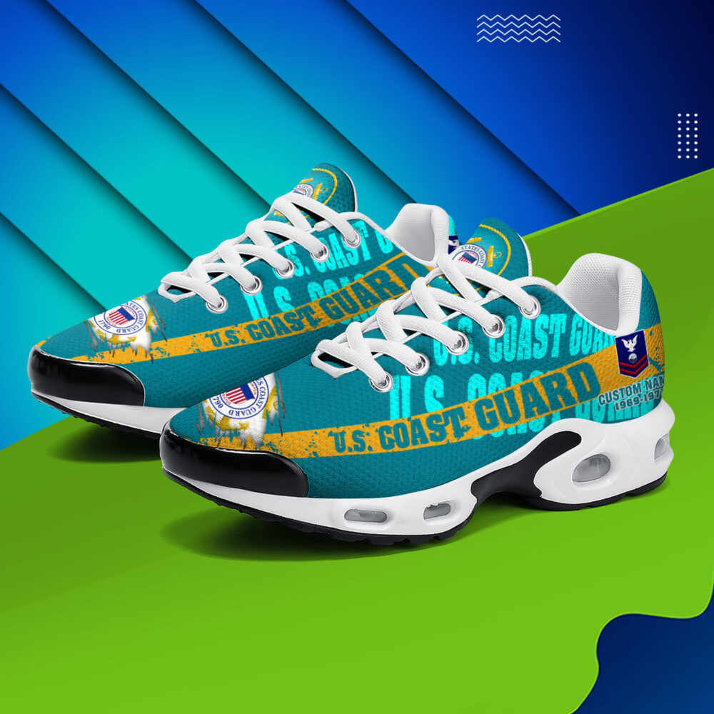 US Coast Guard, Proud Veteran - Air Max Plus Shoes - Image 3