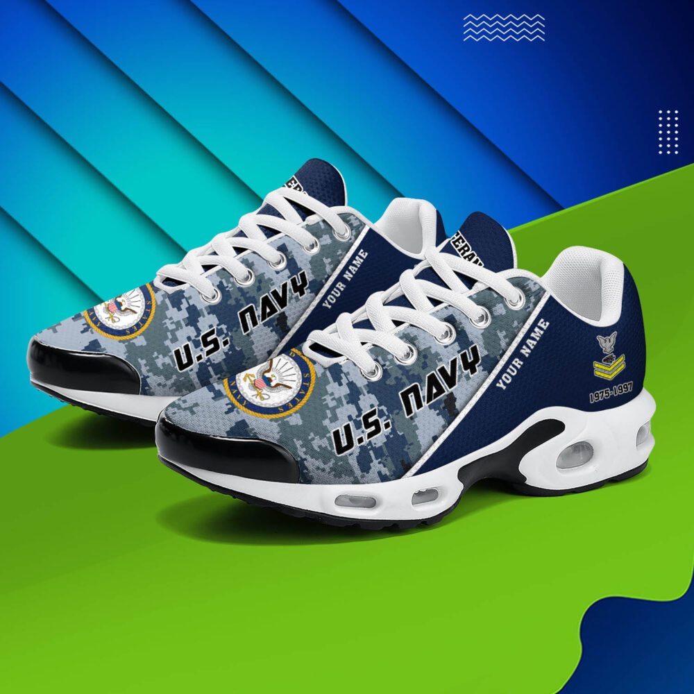 US Navy, Once A Sailor, Always A Sailor - Air Max Plus Shoes - Image 3
