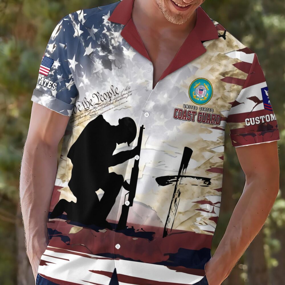 US Coast Guard, Life And Pride - Hawaii Shirt - Image 2