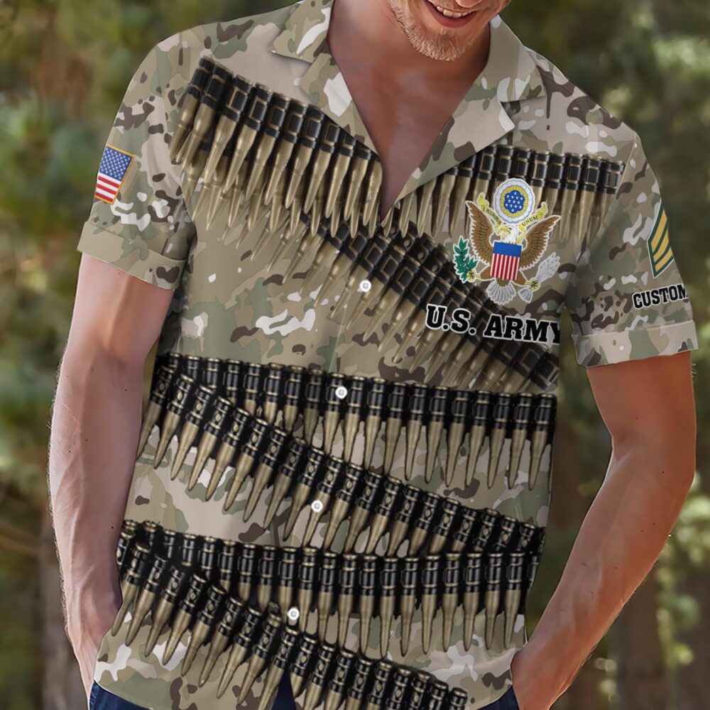 US Army, O 3 Army Captain - Hawaii Shirt - Image 2