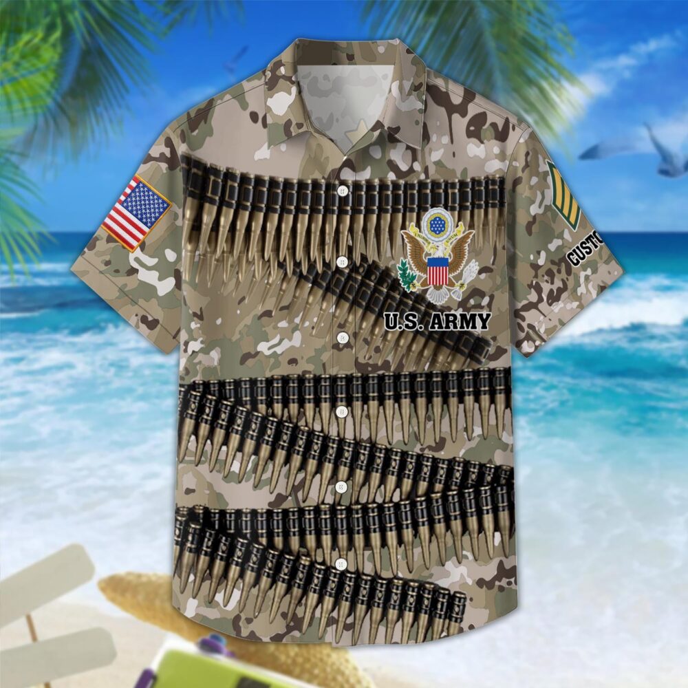 US Army, O 3 Army Captain - Hawaii Shirt - Image 3