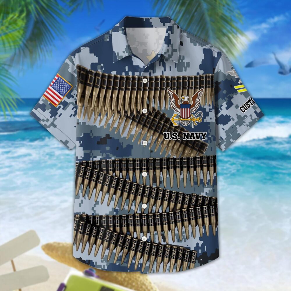 US Navy, Once A Sailor, Always A Sailor - Hawaii Shirt - Image 3