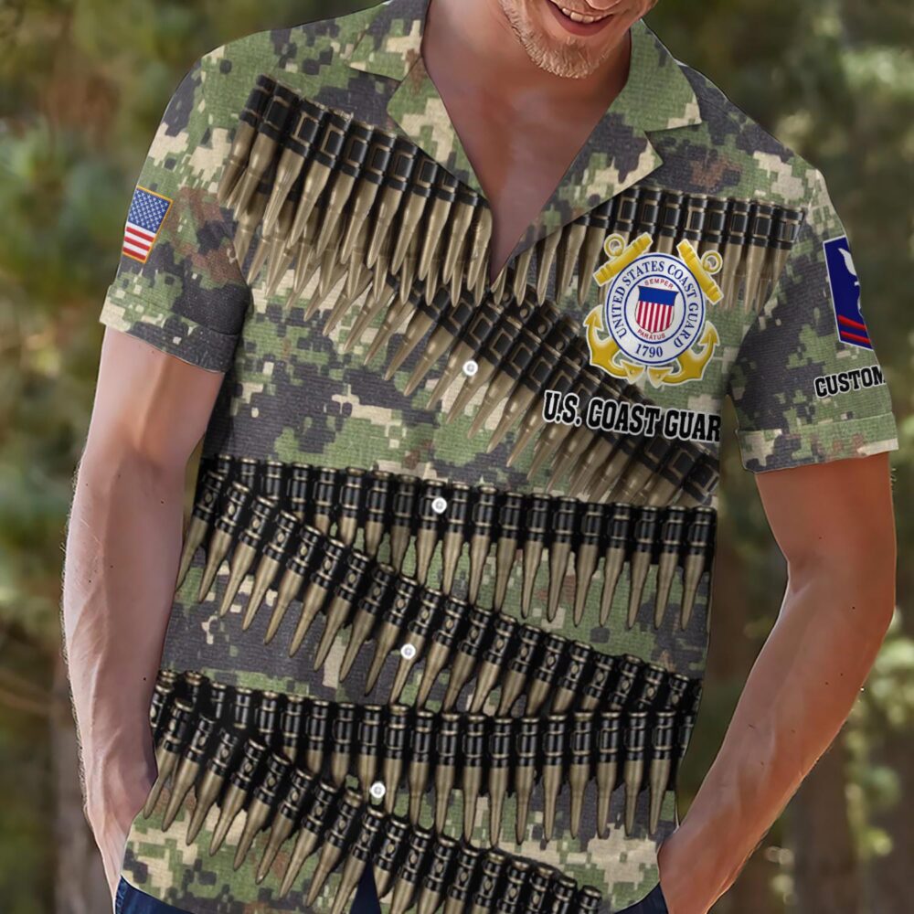 US Coast Guard, Defender of Freedom - Hawaii Shirt - Image 2