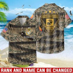 US Marine Corps, E 4 Marines Corporal - Hawaii Shirt