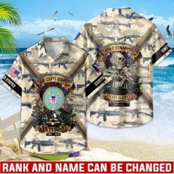 US Coast Guard, E 7 Red - Hawaii Shirt