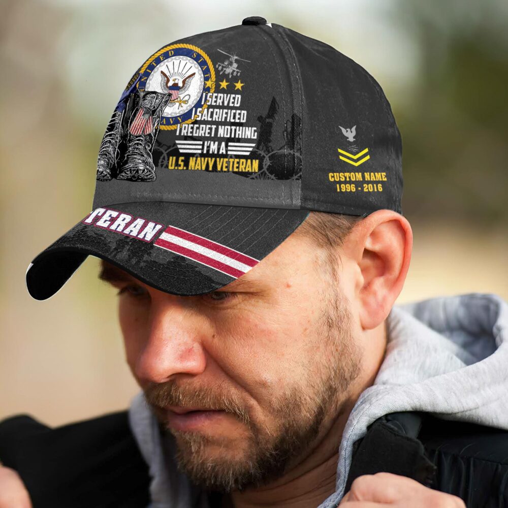 US Navy, E 2 White - Classic Cap - Image 3