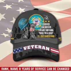 US Coast Guard, E 4 Gold - Classic Cap