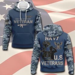 US Navy, E 3 White - Hoodie