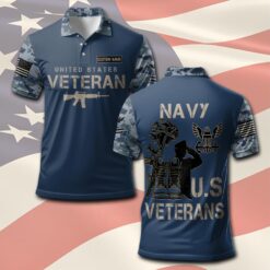 US Navy, E 4 Gold - Polo Shirt