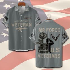 US Air Force , Always Remember, Never Forget - Short Sleeve Button Shirt