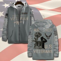 US Air Force , We Own The Sky - Zip Hoodie