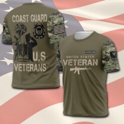 US Coast Guard, E 5 Red - T-Shirt