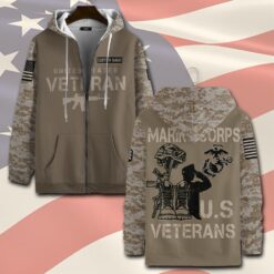 US Marine Corps, Always Remember, Never Forget - Zip Hoodie