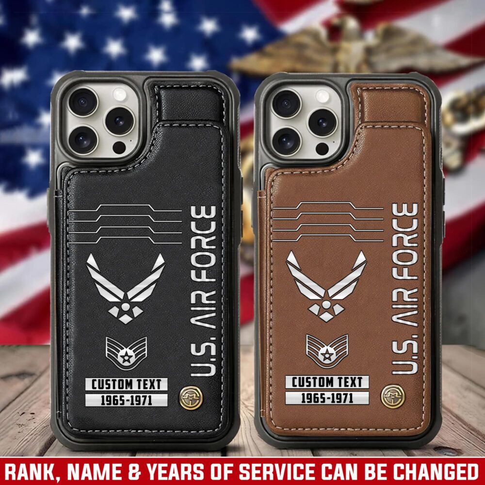 US Air Force , I Walked The Walk - Leather Flip Phone Case