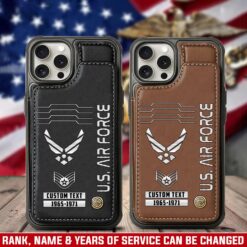 US Air Force , I Walked The Walk - Leather Flip Phone Case