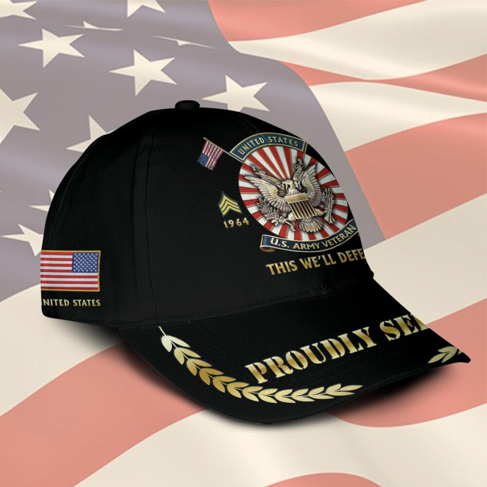 US Army, Honor, Duty, Service - Classic Cap - Image 2
