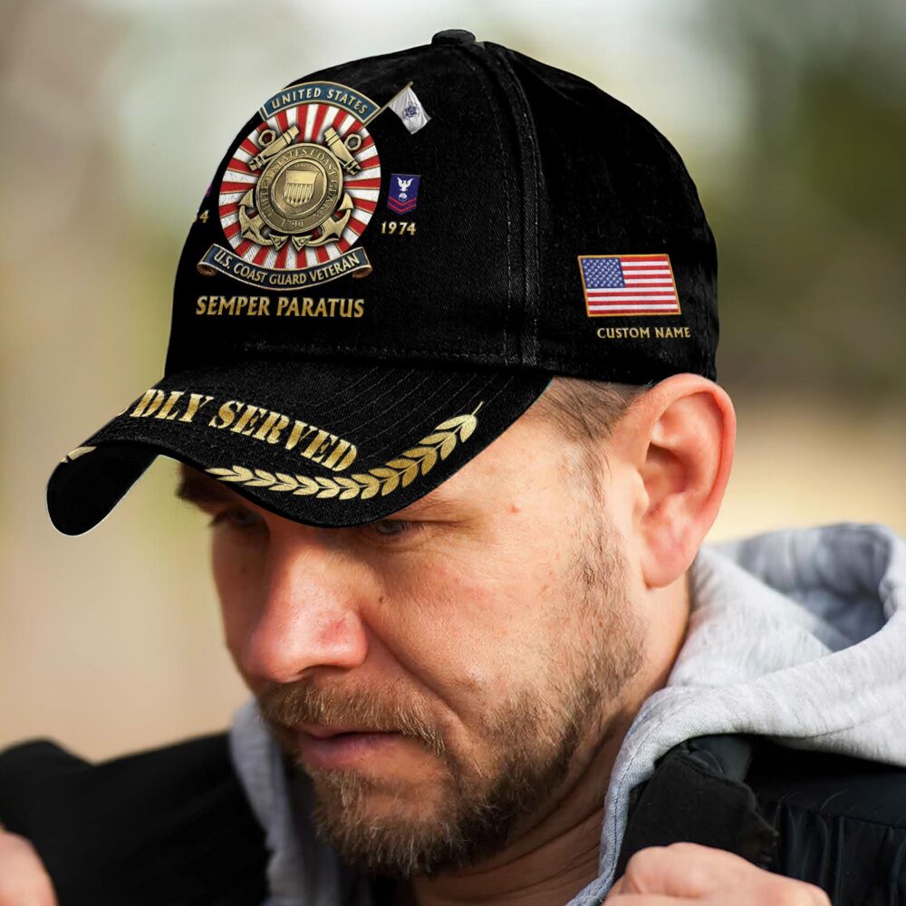 US Coast Guard, Always Remember, Never Forget - Classic Cap - Image 3