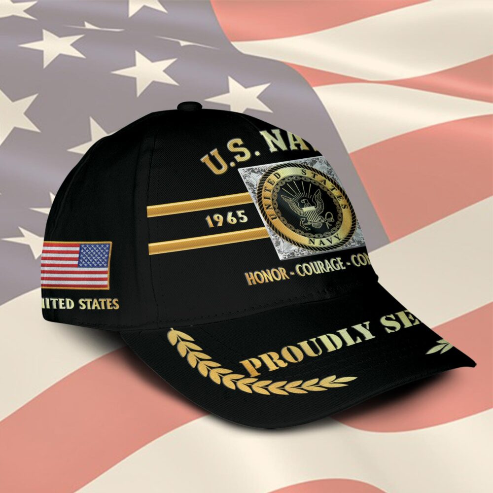 US Navy, E 7 Gold - Classic Cap - Image 2