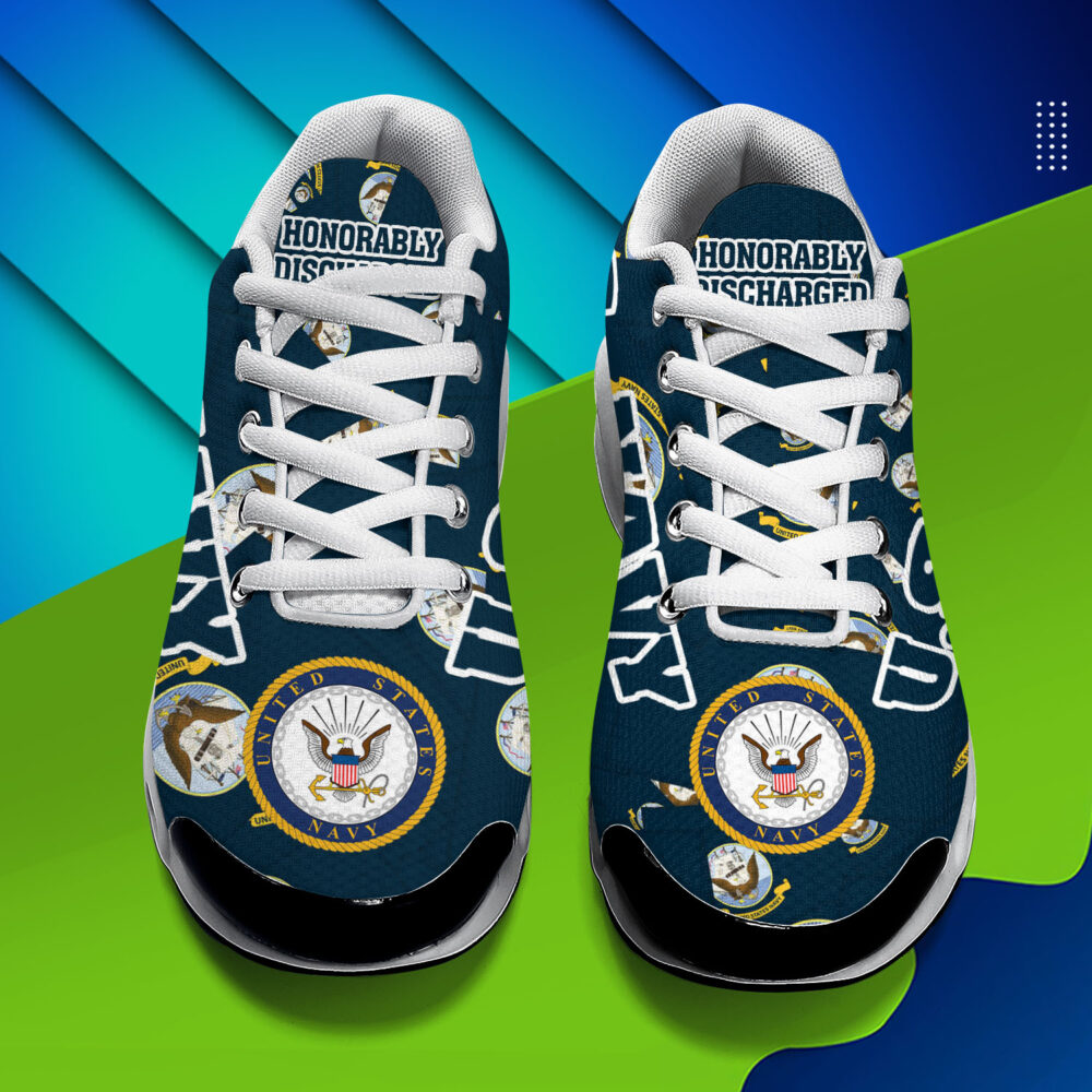 US Navy, Honor, Duty, Service - Air Max Plus Shoes - Image 4