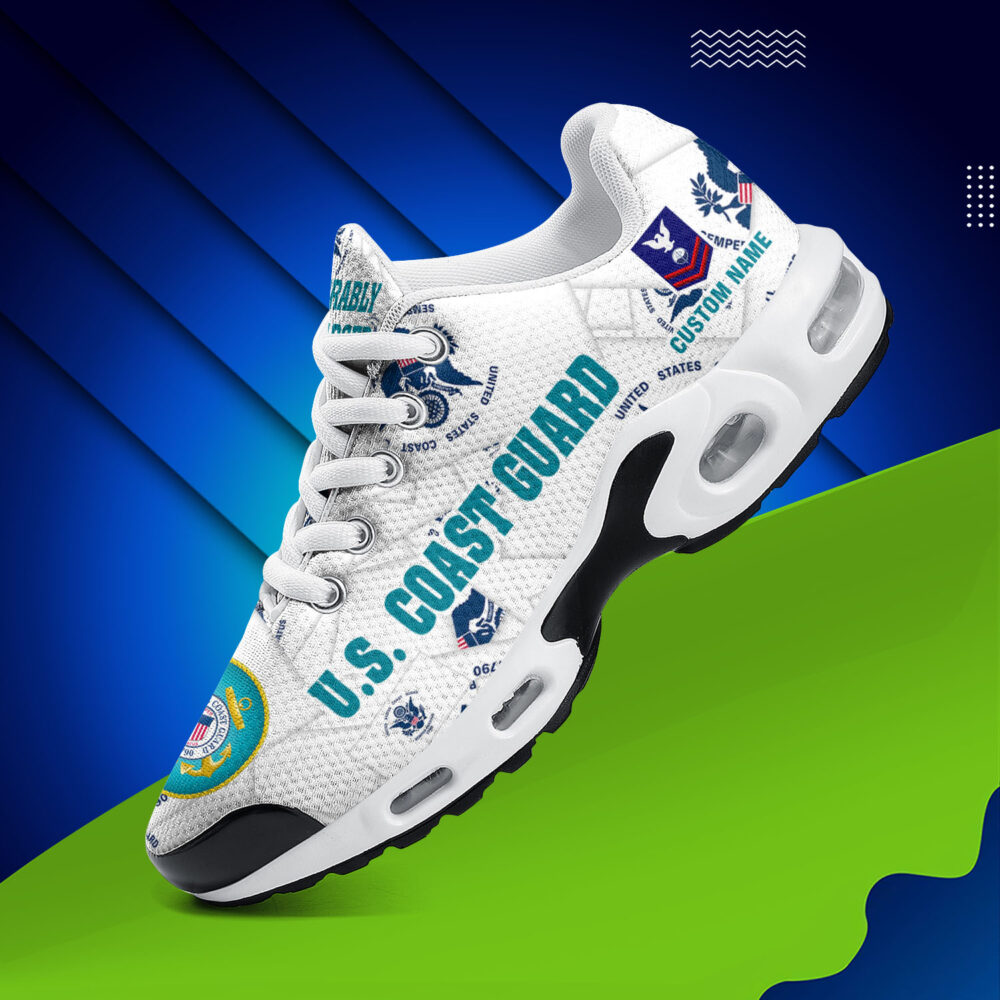 US Coast Guard, E 2 White - Air Max Plus Shoes - Image 2