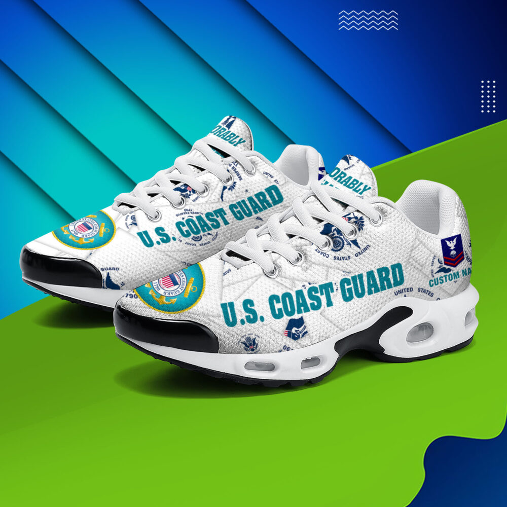 US Coast Guard, E 2 White - Air Max Plus Shoes - Image 3
