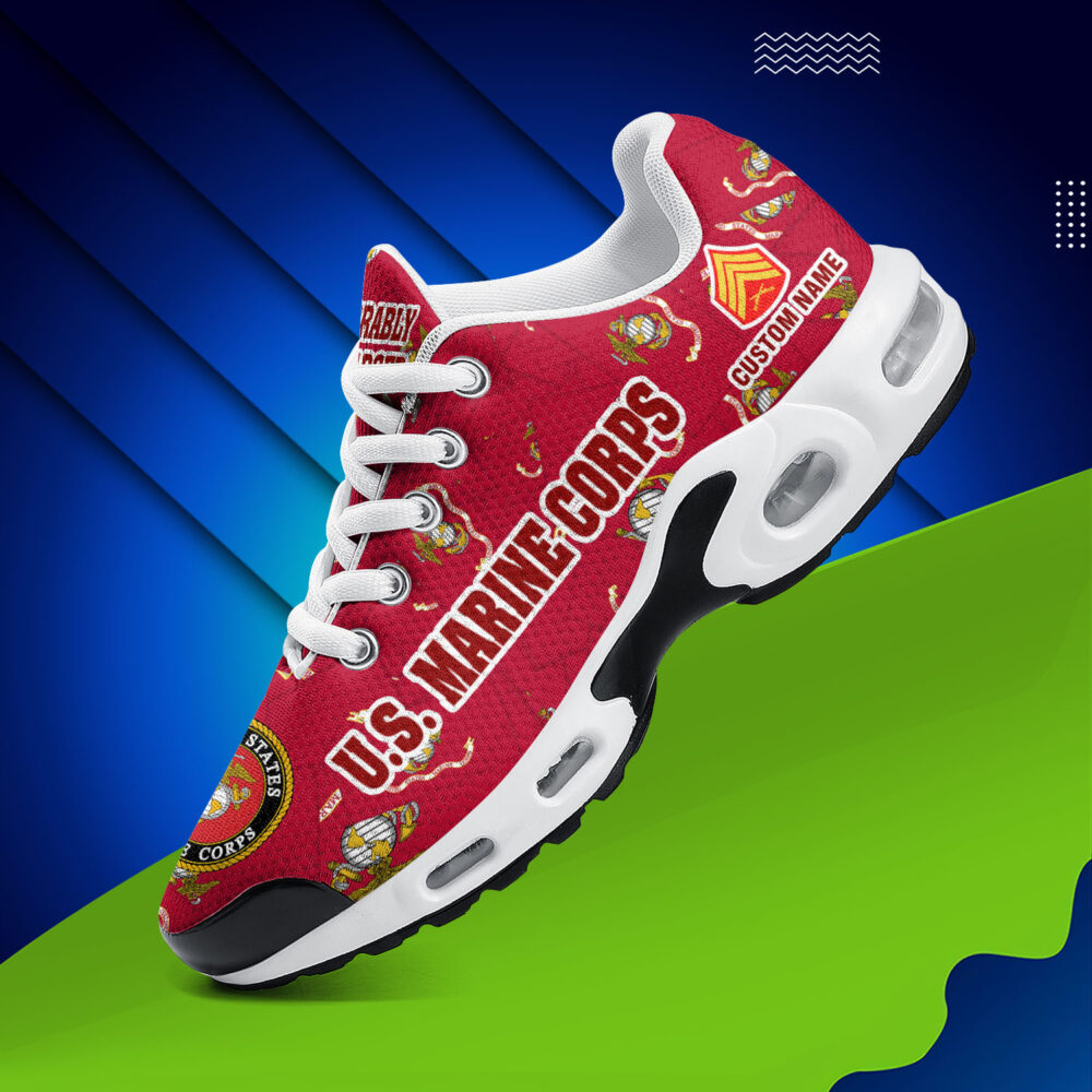 US Marine Corps, I Walked The Walk - Air Max Plus Shoes - Image 2