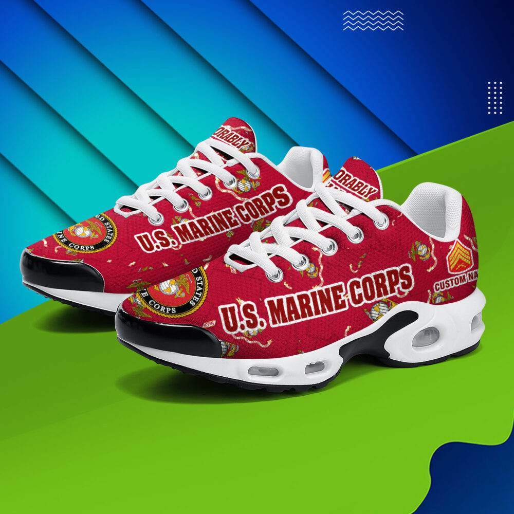 US Marine Corps, I Walked The Walk - Air Max Plus Shoes - Image 3