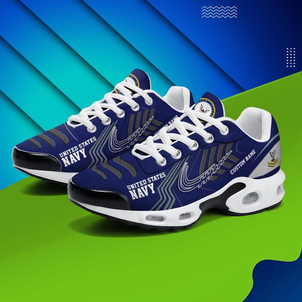 US Navy, By Sea, Air and Land - Air Max Plus Shoes - Image 3