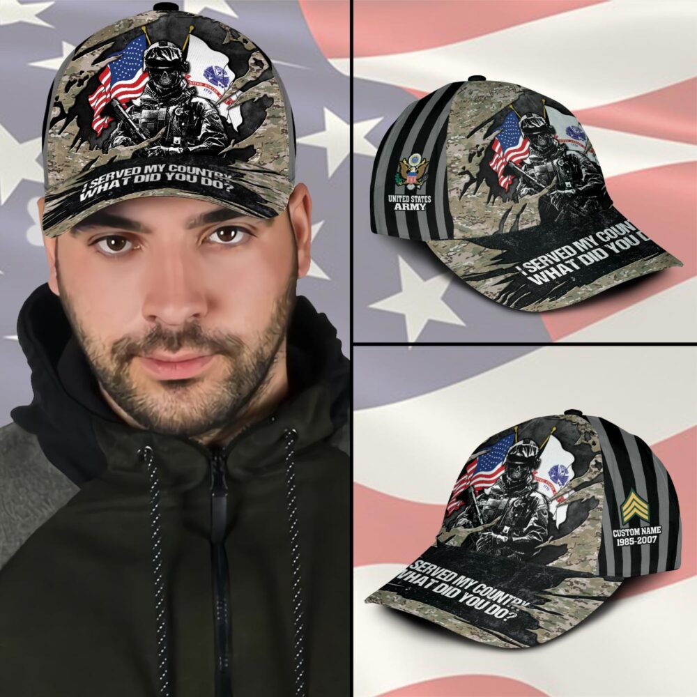 US Army, Freedom Over Fear - Classic Cap - Image 3
