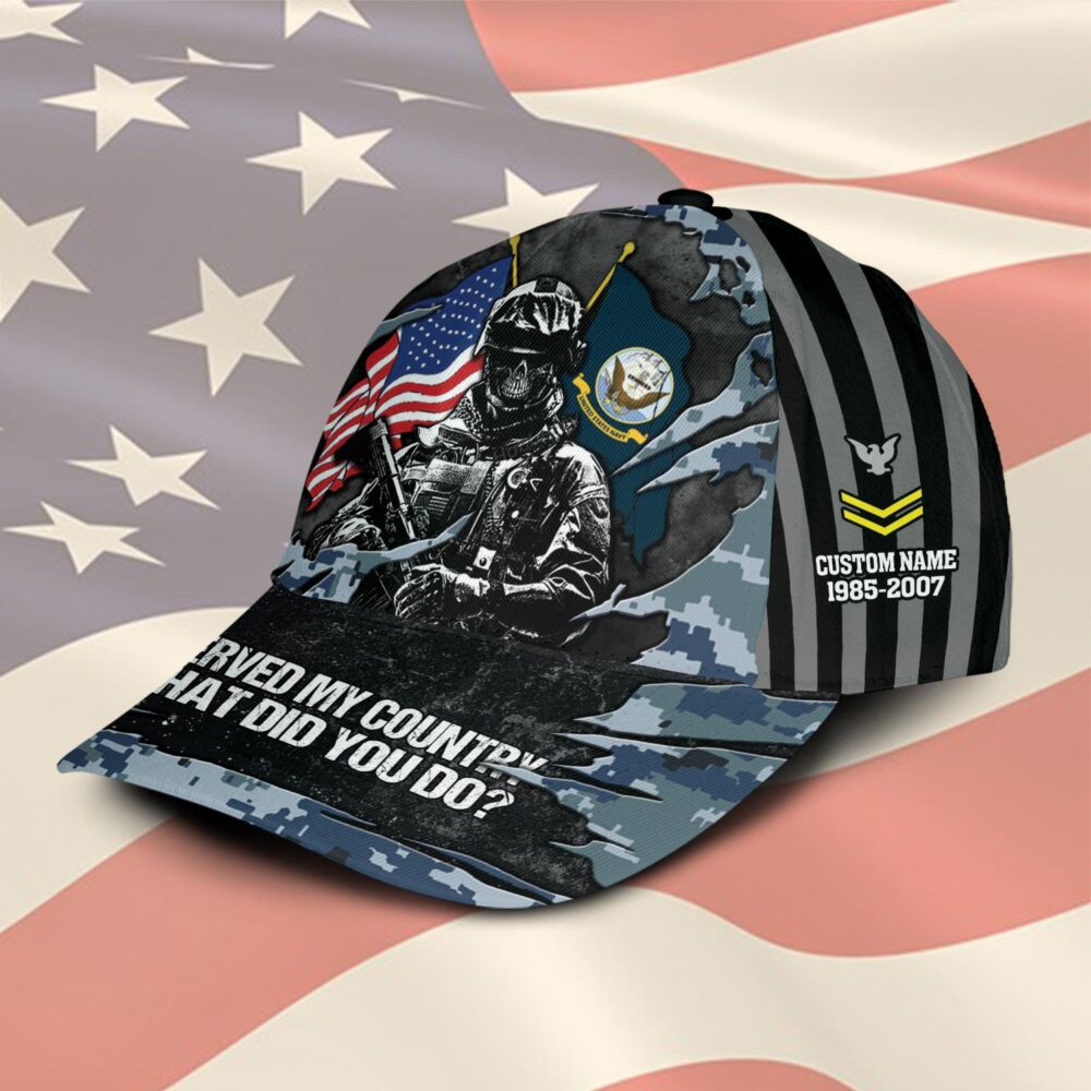 US Navy, Once A Sailor, Always A Sailor - Classic Cap - Image 2