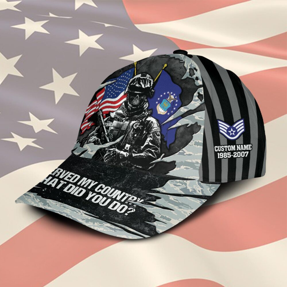 US Air Force, Service Before Self - Classic Cap - Image 2